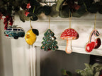 Beaded Mushroom Hanging Decoration