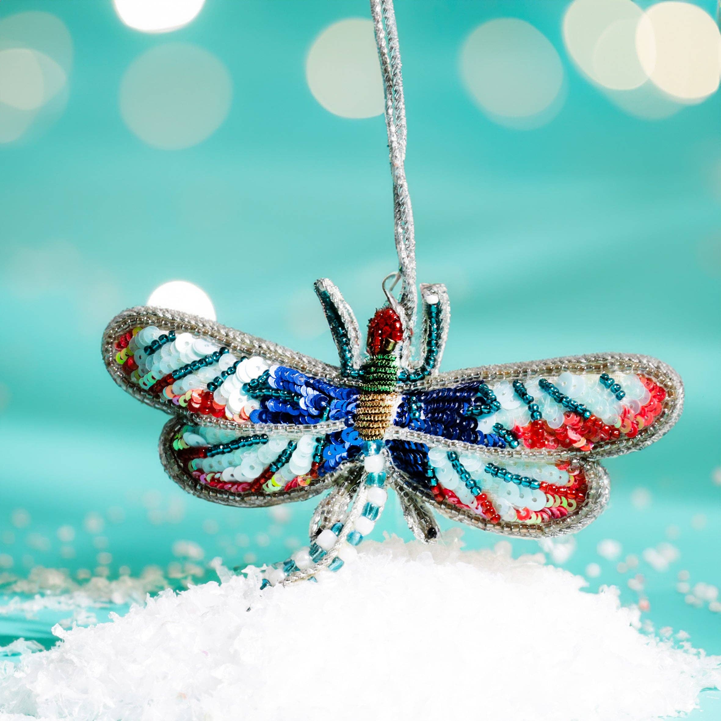 Beaded Dragonfly Hanging Decoration